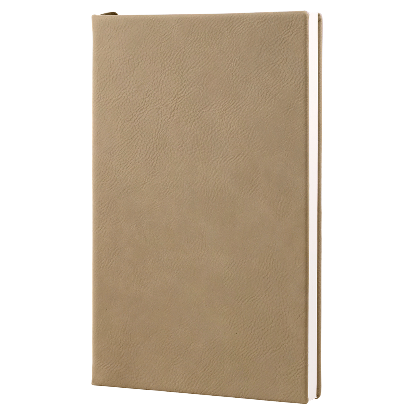 5 1/4" x 8 1/4" Laserable Leatherette Sketch Book-Unlined Paper