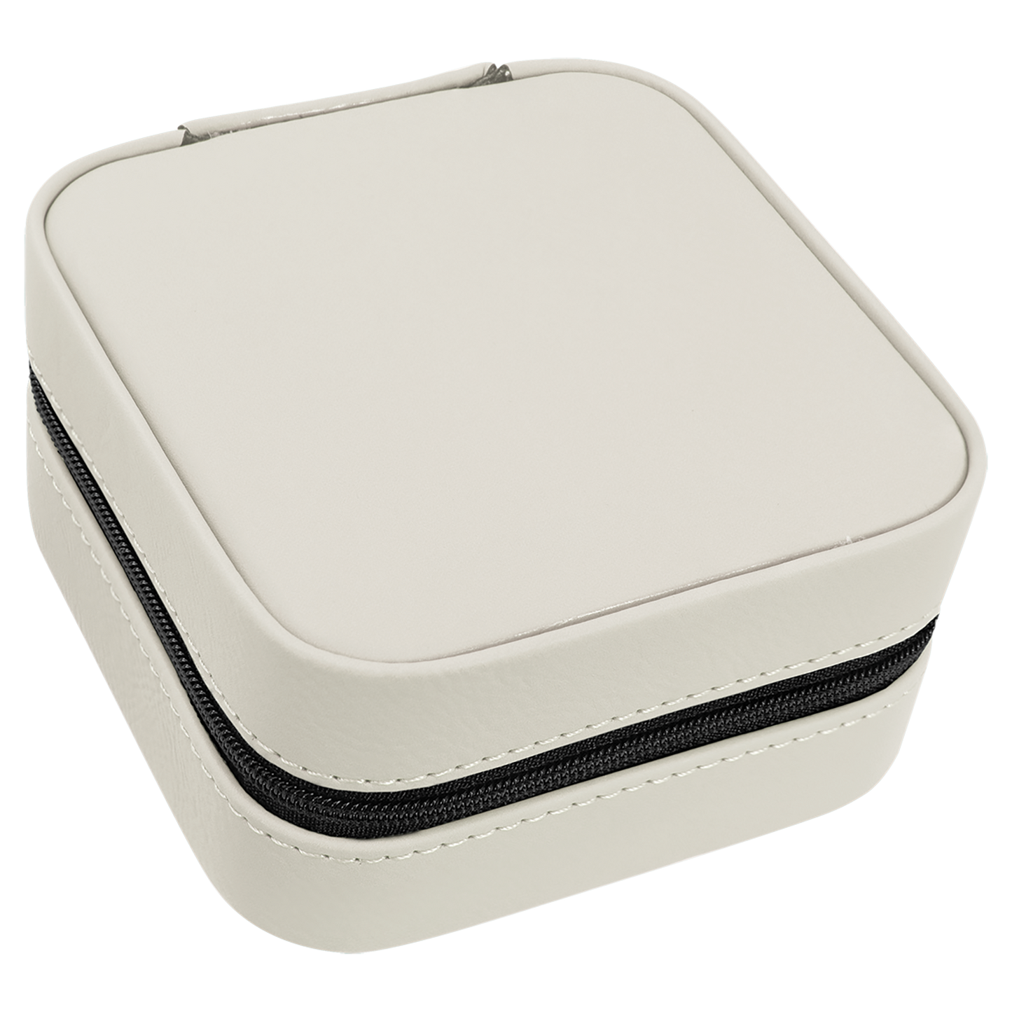 4" X 4" Laserable Leatherette Travel Jewelry Box
