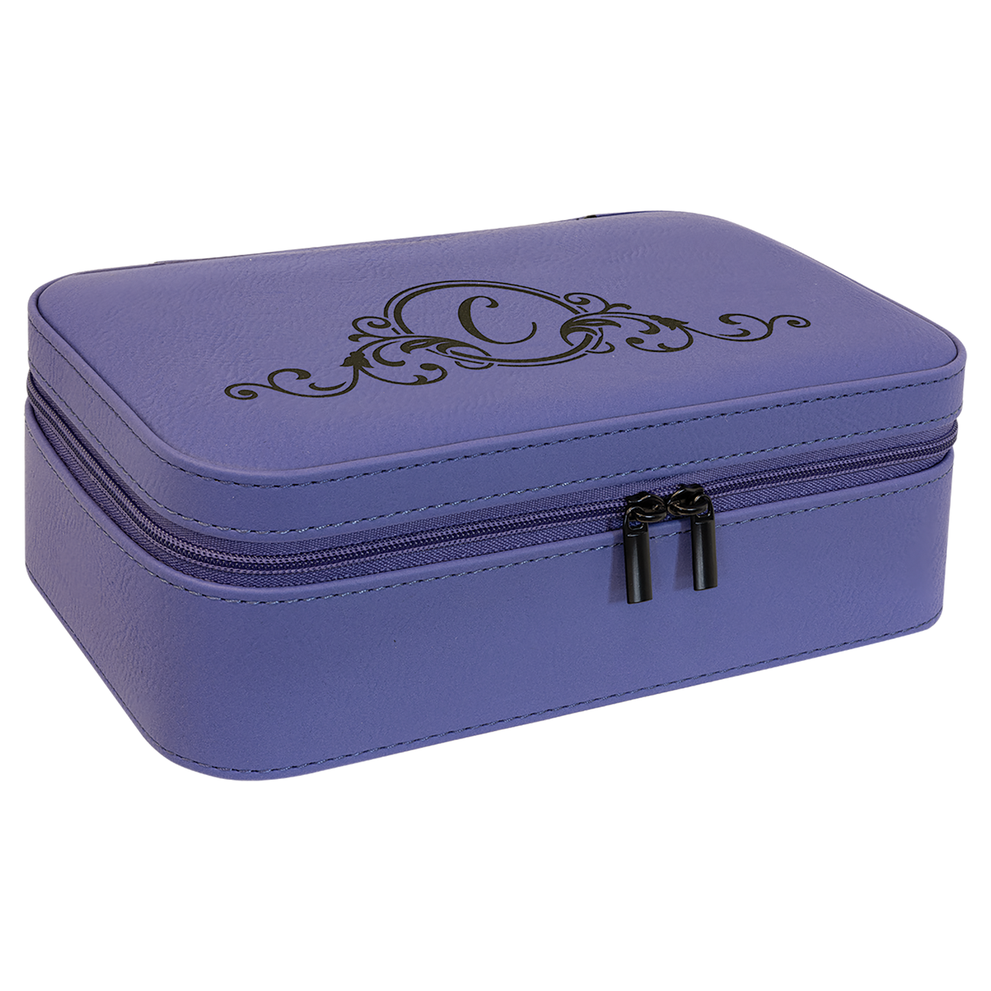 7 1/2" X 4 1/2" Laserable Leatherette Jewelry Box