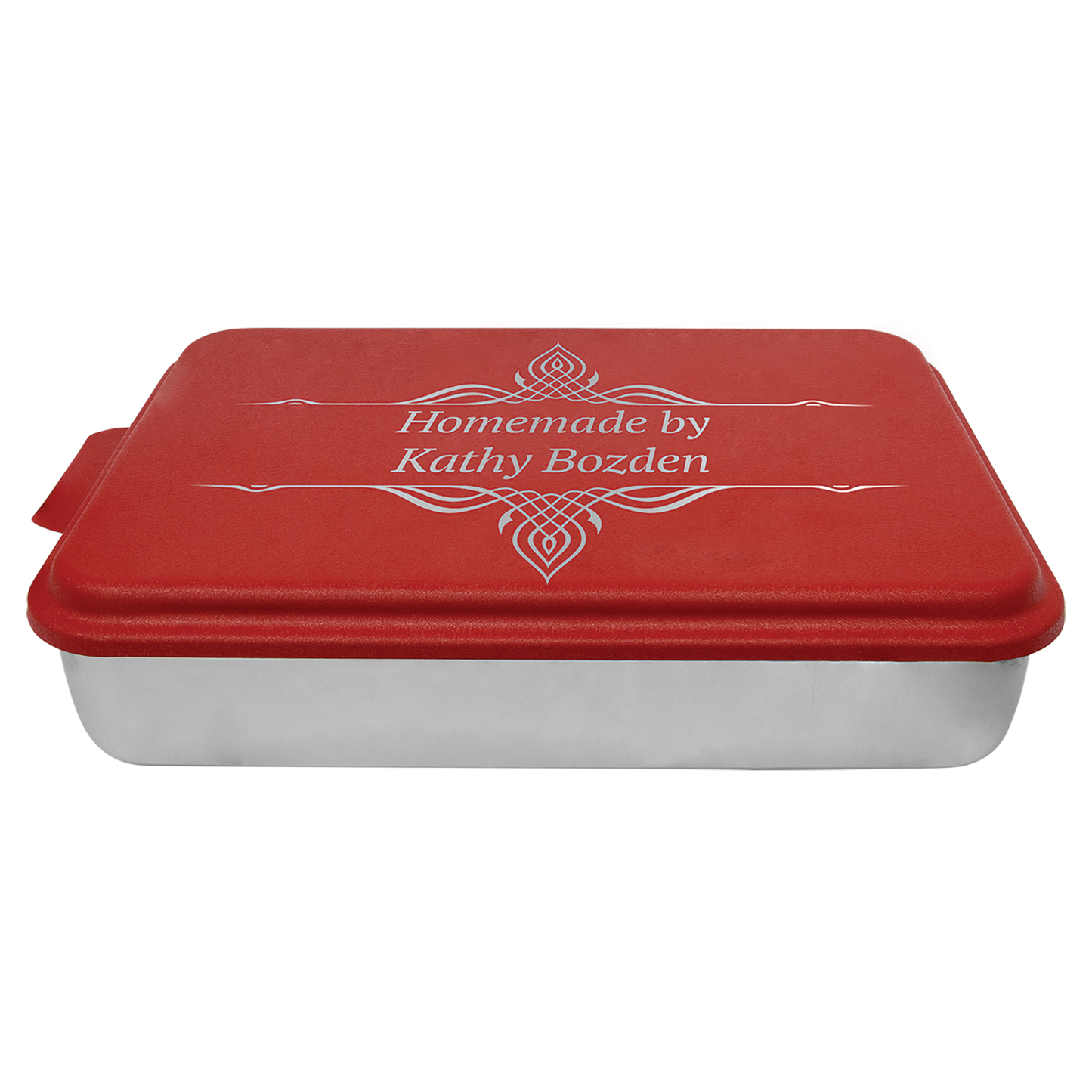 9" x 13" Aluminum Cake Pan with Powder Coated Lid