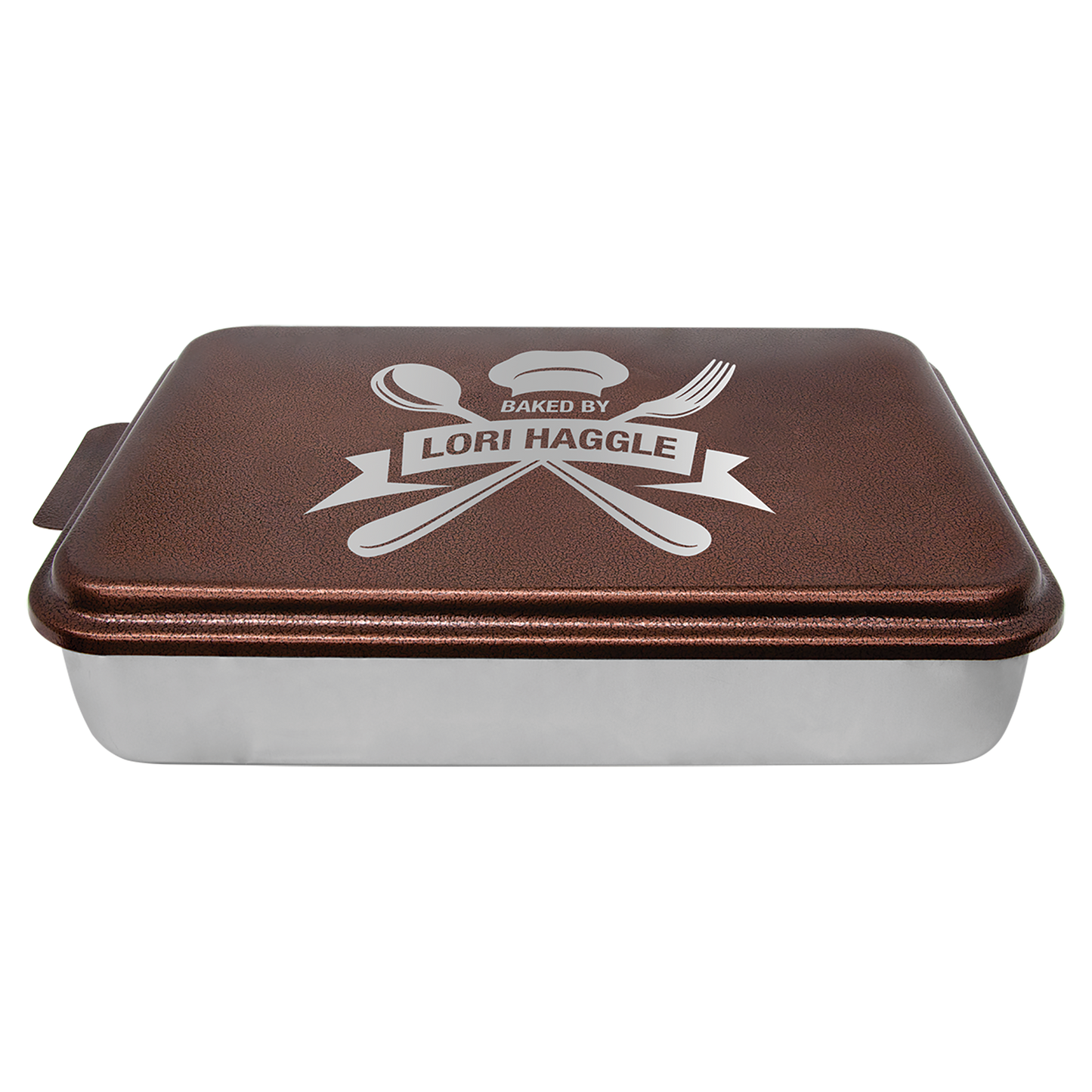 9" x 13" Aluminum Cake Pan with Powder Coated Lid