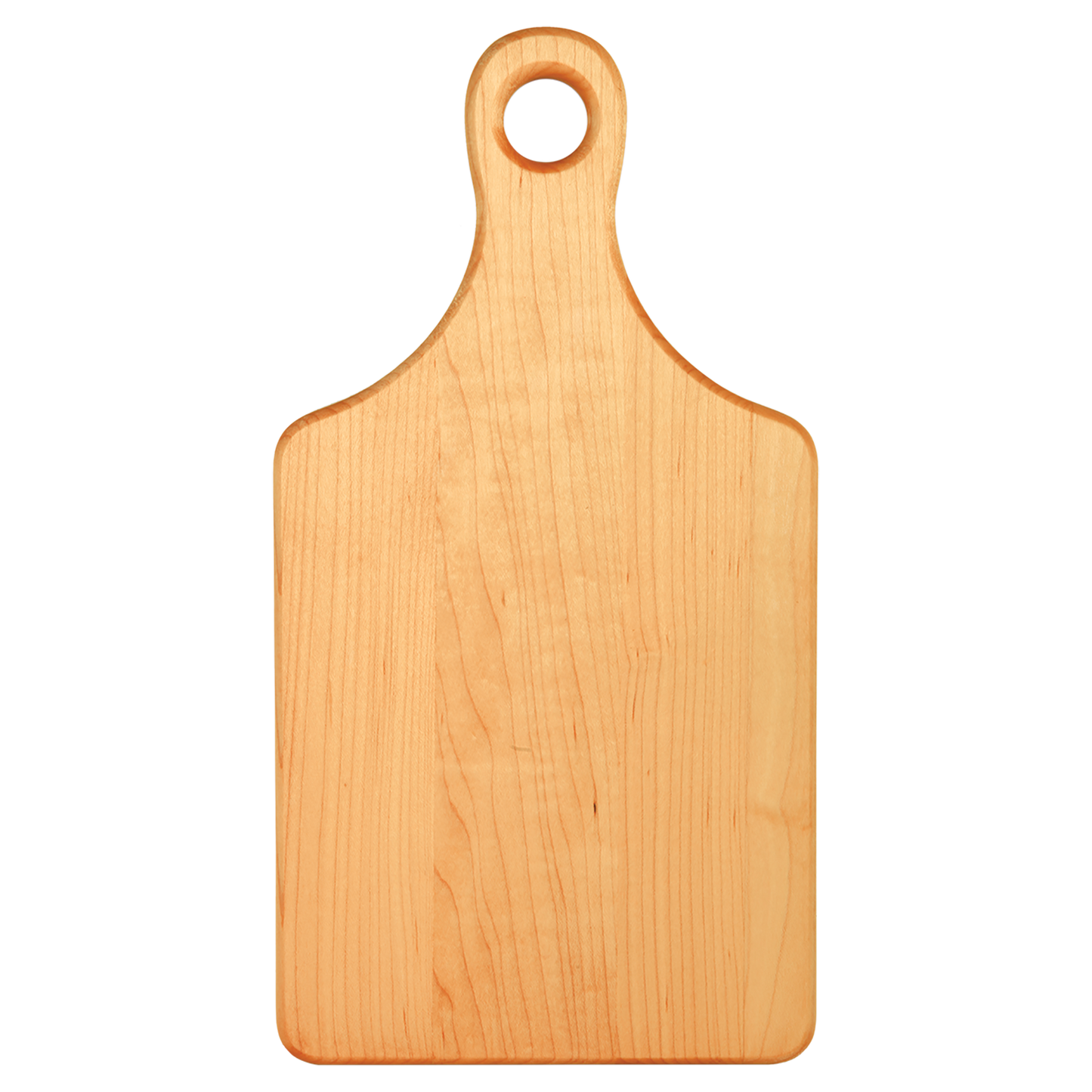 13 1/2" x 7" Maple Paddle Shaped Cutting Board