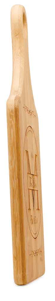 13 1/2" x 7" Bamboo Paddle Shape Cutting Board