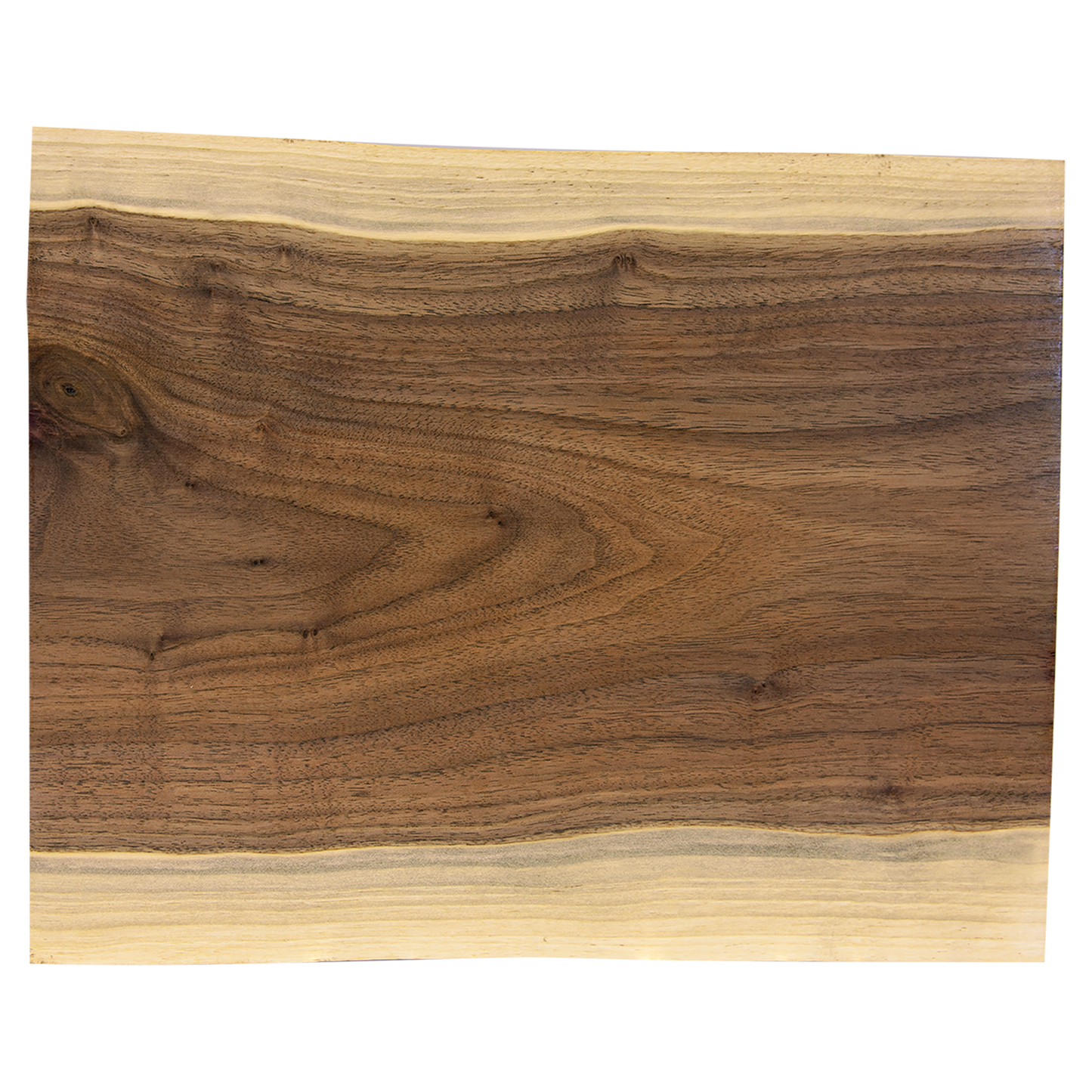 11 1/2"x 8 3/4" Black Walnut Cutting and Charcuterie Board