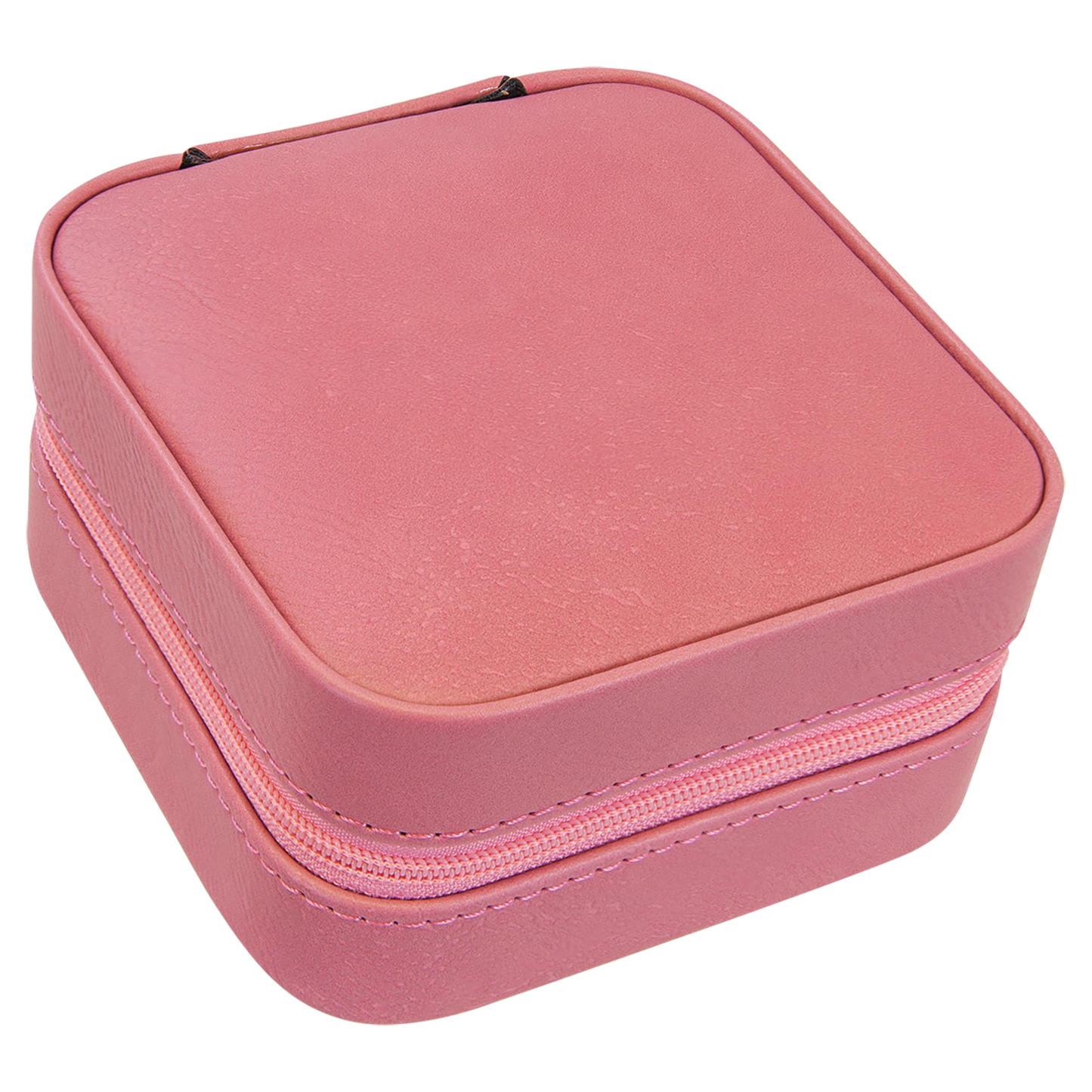 4" X 4" Laserable Leatherette Travel Jewelry Box