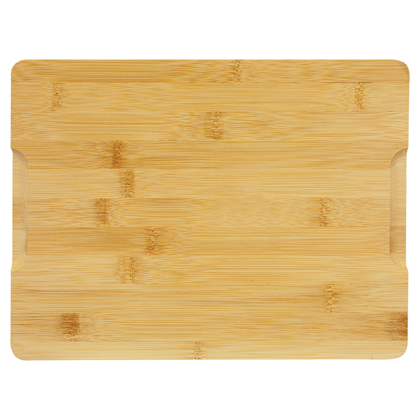 11 1/2" x 8 3/4" Bamboo Cutting Board with Drip Ring