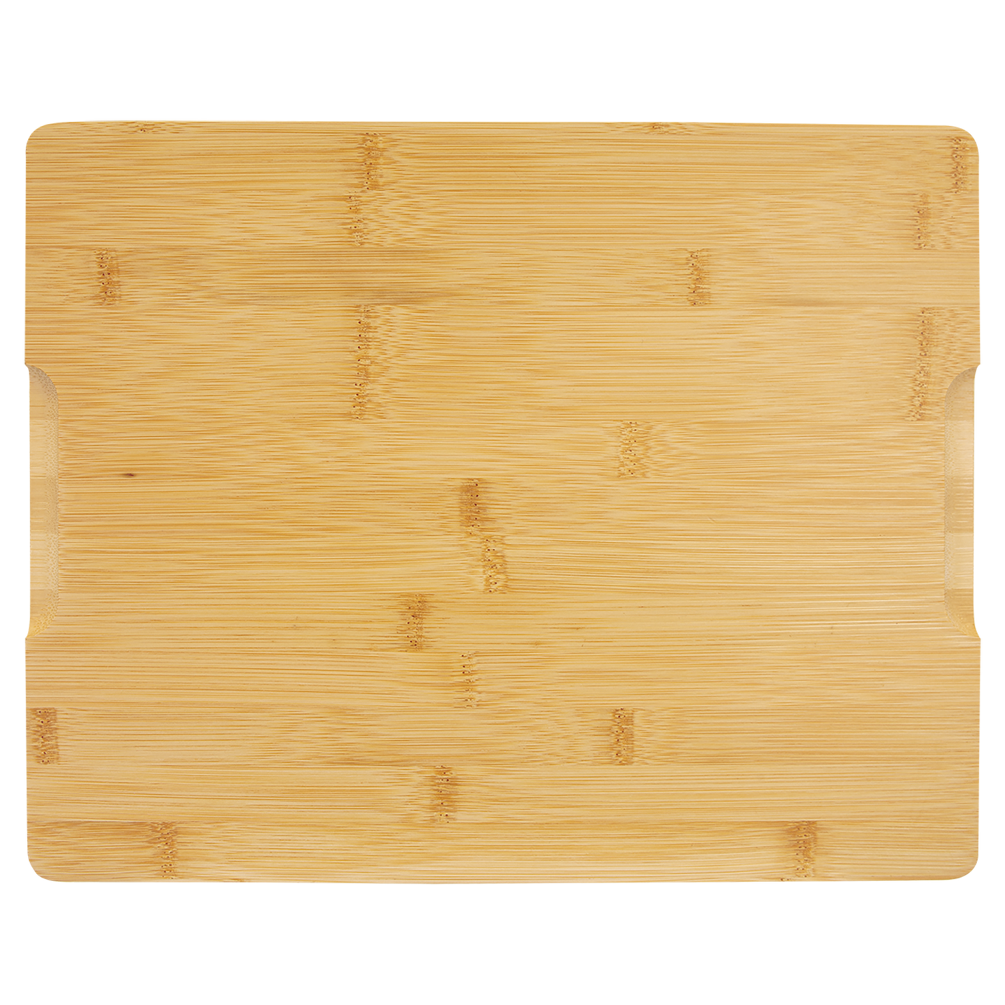 13 3/4" x 11" Bamboo Cutting Board with Drip Ring