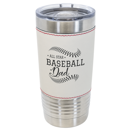 Polar Camel 20 oz. Baseball Tumbler with Slider Lid