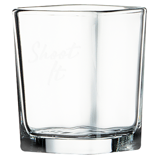 2 1/4 oz. Square Shot Glass