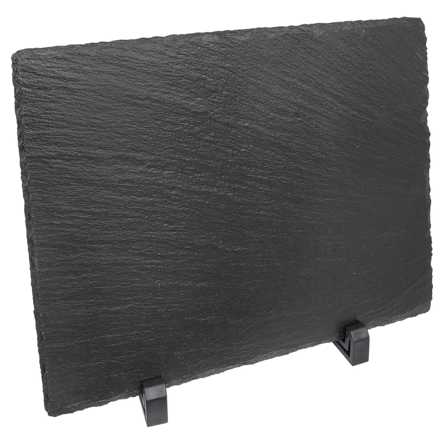 Rectangle Slate Decor with Plastic Feet