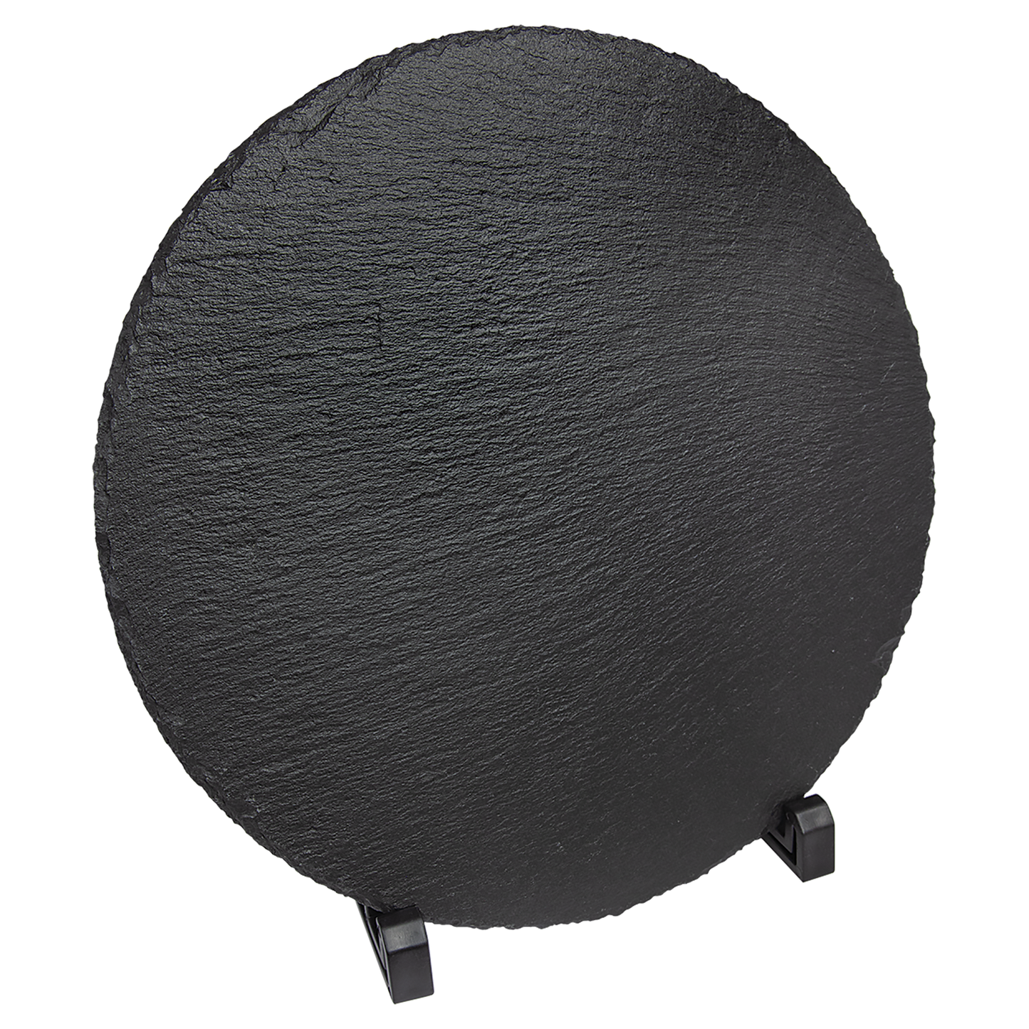 11 3/4" Round Slate Decor with Foam Pads